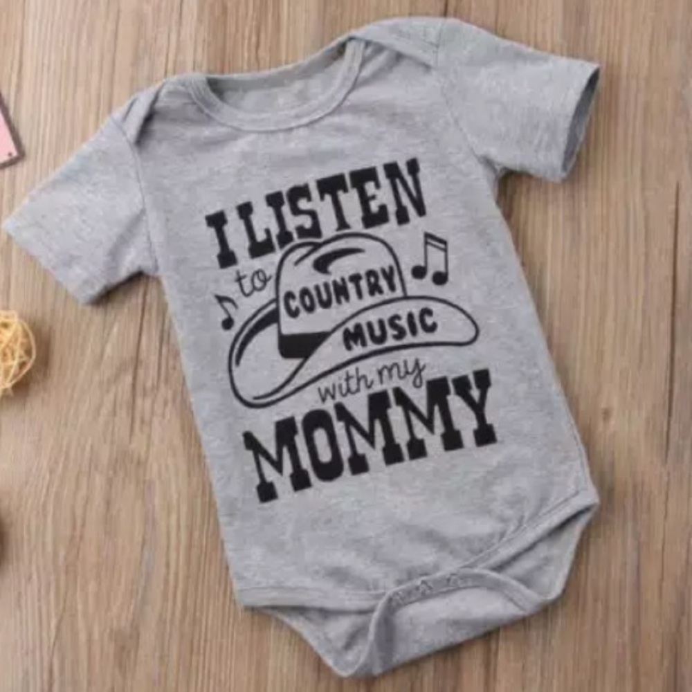 I Listen To Country Onesie
